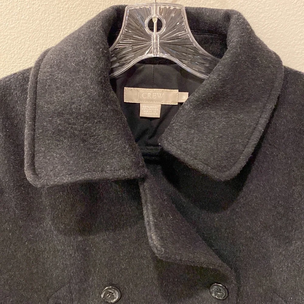 J Crew Women’s Wool Pea Coat - Picture 3 of 7
